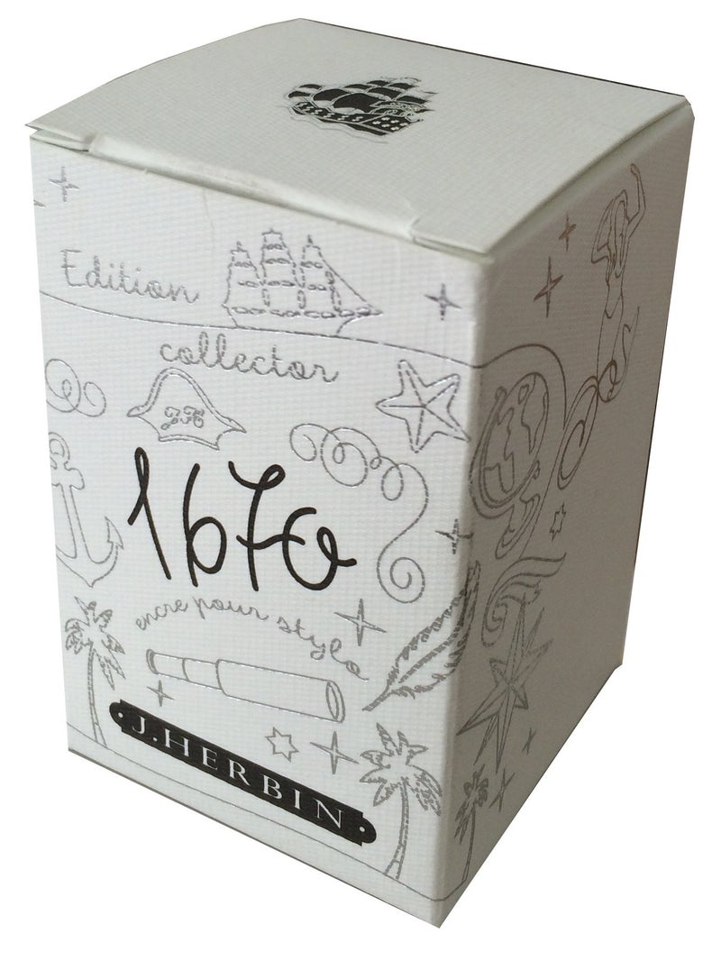 HERBIN J. Herbin J.Herbin 1670 Anniversary Stormy Gray 50ml Bottled Ink (15009T) - Image 2